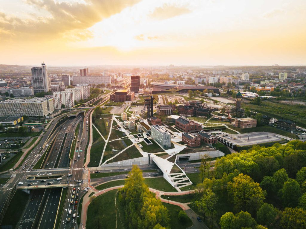 Katowice panorama miasta